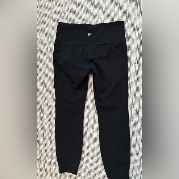 Athleta Black Activewear Leggings 7/8 - Picture 4 of 6